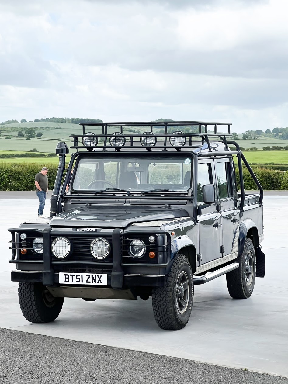 2001 Land Rover Defender Tomb Raider Edition for hire, film and TV London