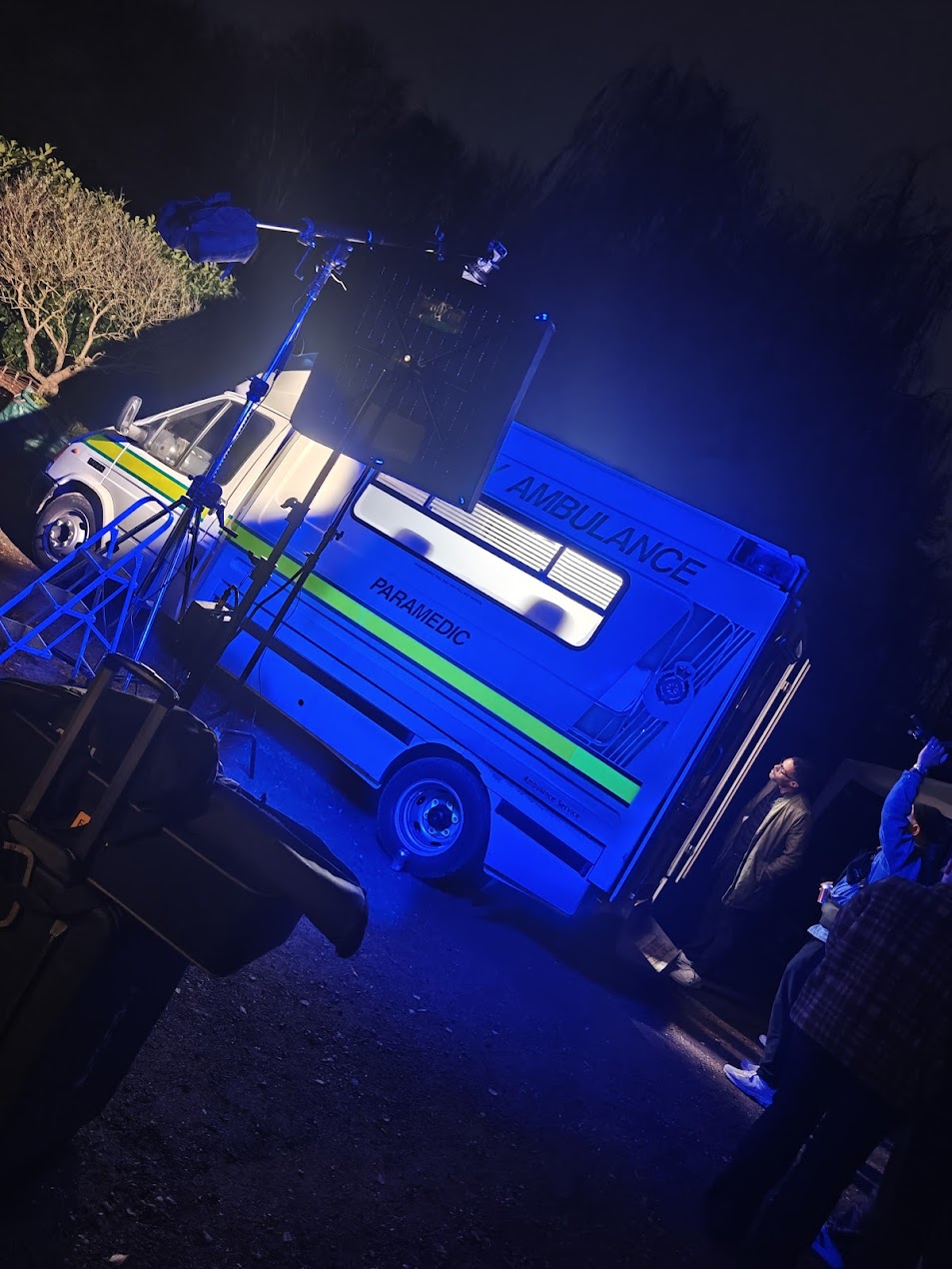 Emergency ambulance supplied for a feature film, releasing 2026