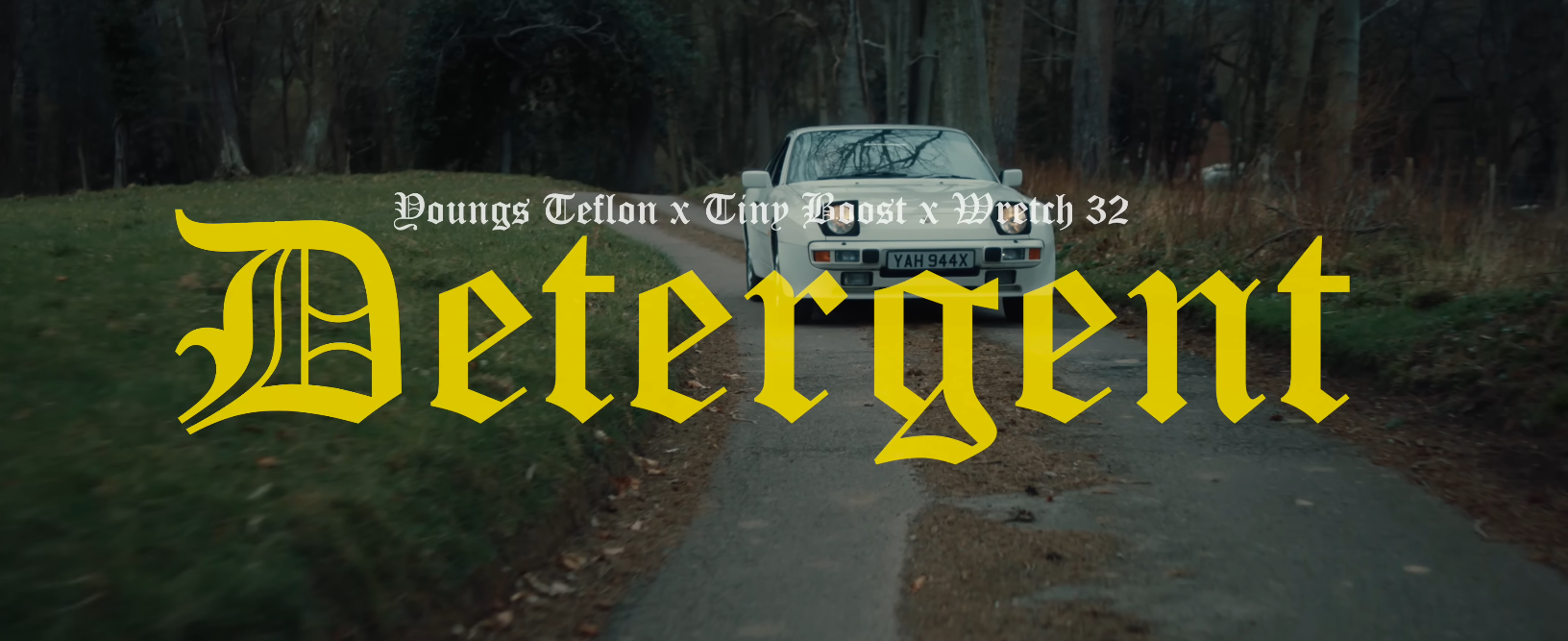 Porsche 944 on location for the Wretch 32 'Detergent' music video