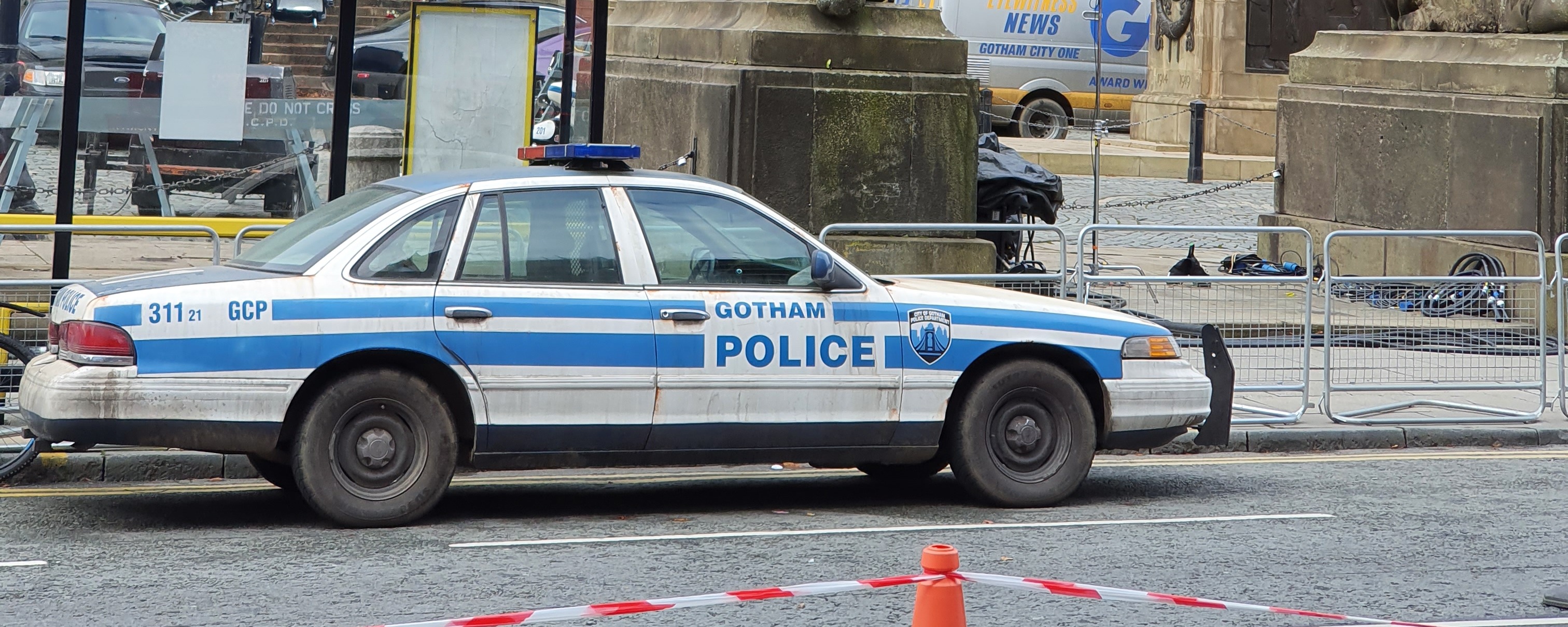 Screen-used Gotham City Police Department car